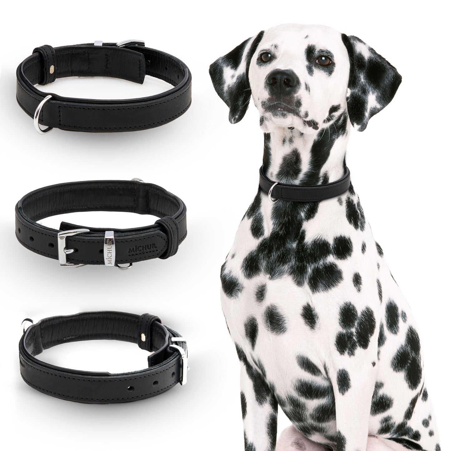 Minimo Hundehalsband Schwarz