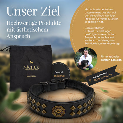 Diego Schwarz Hundehalsband