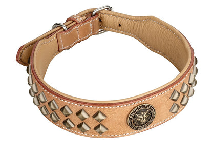 Diego Beige Hundehalsband