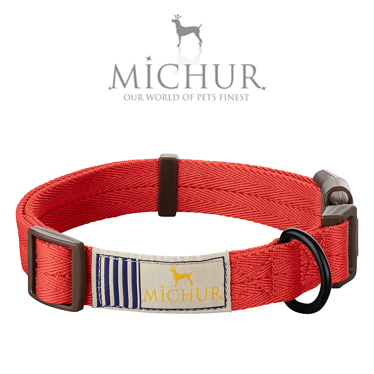 Carola Hundehalsband Rot